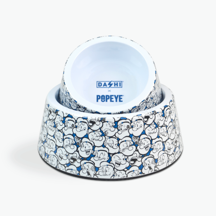Comedouro de melamina Dashi Popeye Blue