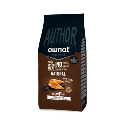 Ração para Cão Adulto | Sem Cereais | 60% Galo Fresco | Ownat Author | 3 Kg 🐶🐓